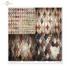 Carnival - When the Curtain Falls * Karnawał, harlekin, teatr, kurtyna, scena, stare deski, romby, vintage, zniszczona tapeta, tekstura, maskarada*Carnival, harlequin, theater, curtain, stage, old planks, diamonds, vintage, distressed wallpaper, texture, 